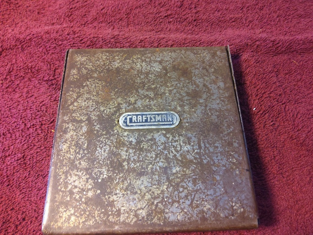 Vintage CRAFTSMAN Drill Case Index 1-60, No Bits..
