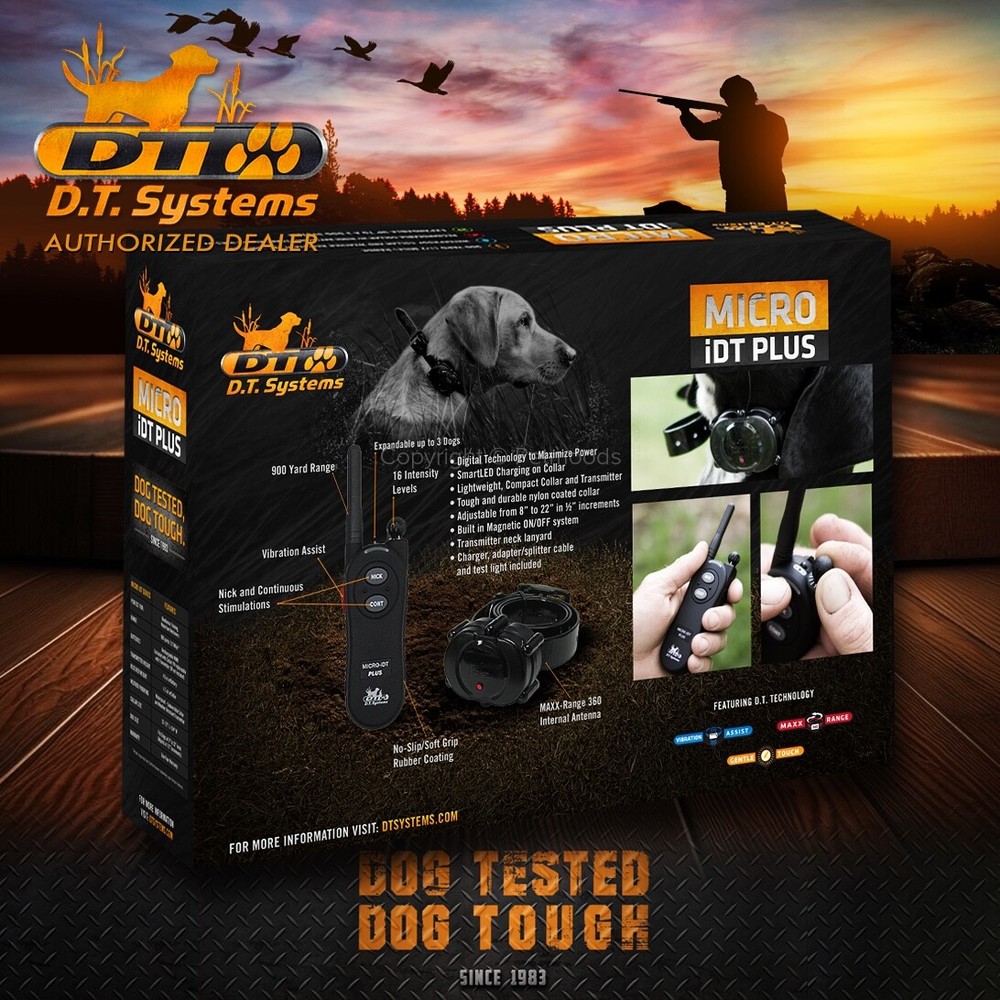 DT Systems Micro-iDT PLUS Expandable Dog Remote Trainer