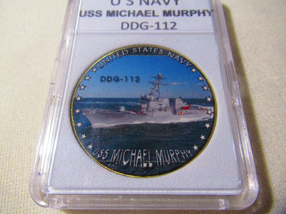 US NAVY - USS MICHAEL MURPHY (DDG-112) Challenge Coin
