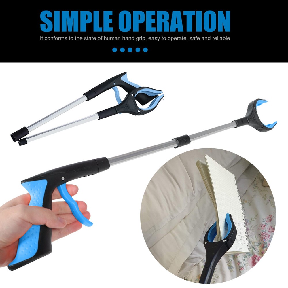 32" Grabber Pick Up Tool Extended Garbage Reaching Stick Trash Picker Folding US