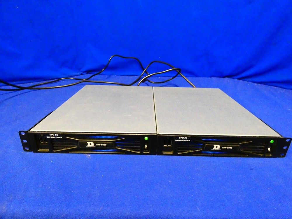 Daktronics DMP-8000 Display Controller Qty 2 in rackmount