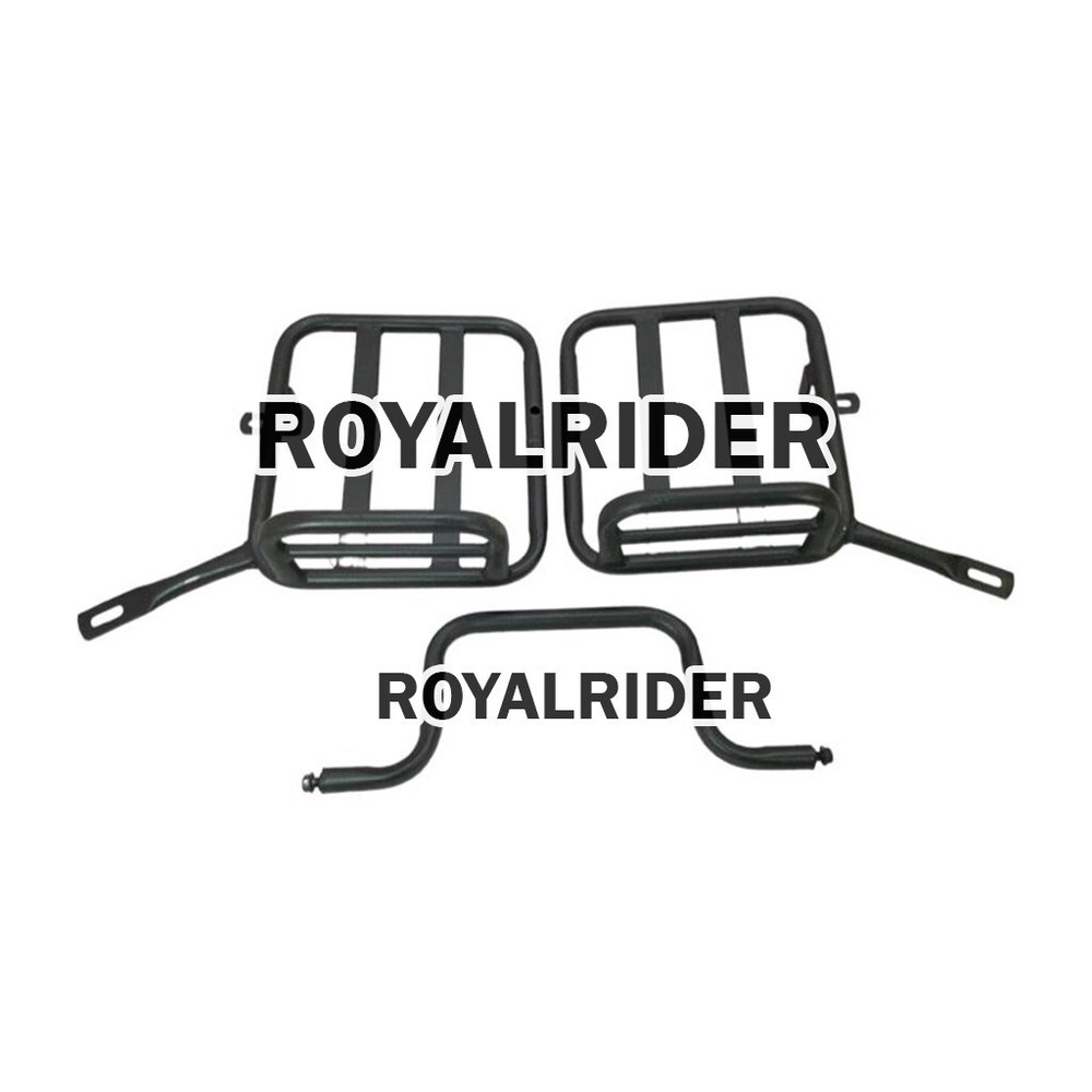 "PANNIER PAIR, OLIVE & MOUNTING RAIL KIT " Fit For R.E Hunter 350