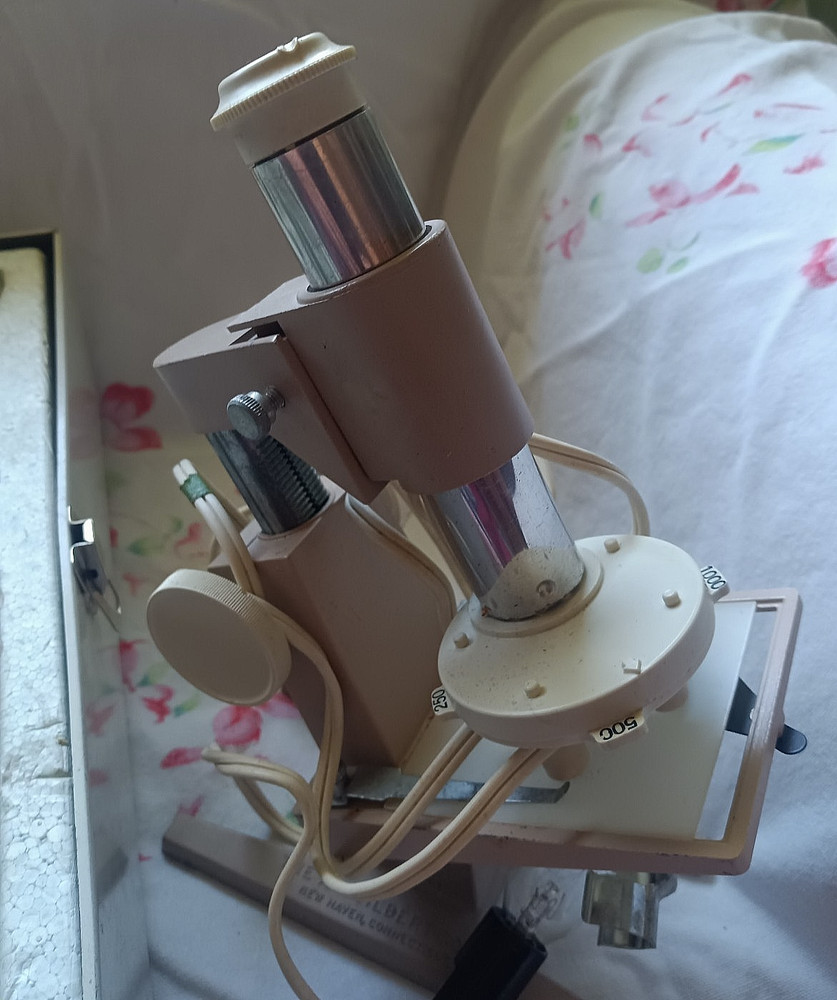 Vintage Gilbert Microscope Lab Set Partially Complete Untested For Display