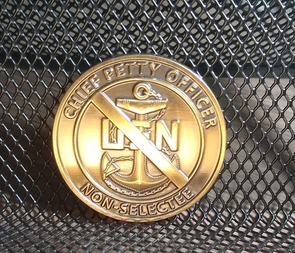 Non-Selectee Military Challenge Coins Navy