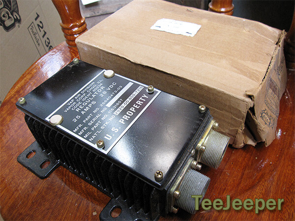 NOS Regulator Voltage 25 Amp Jeep M151 A1 11631857