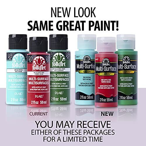 multisurface glitter paint, 2 oz Glam Gold