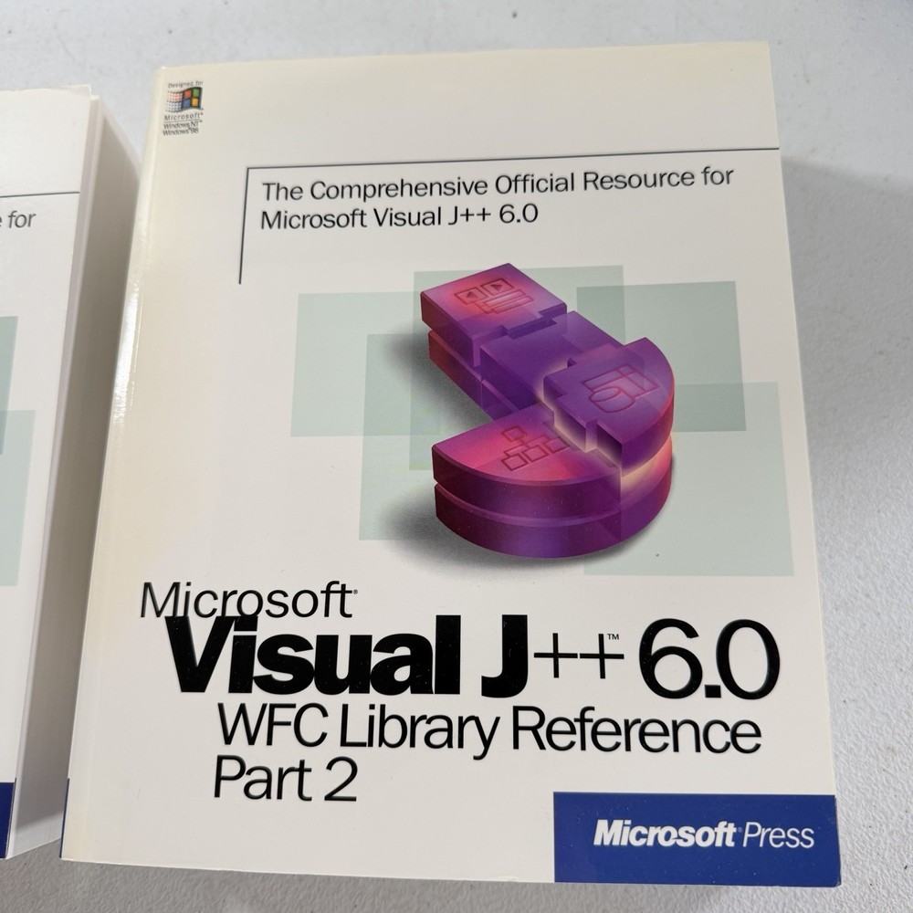 Microsoft Visual J++ 6.0 Reference Library 1998 Microsoft Press 2 Book Set