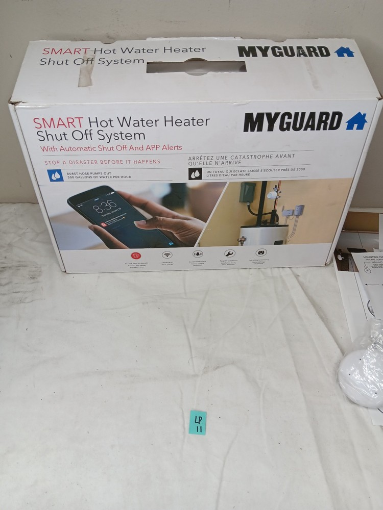 MyGuard Smart Hot Water Heater Shut Off System MGWHTRS EF CAW 01