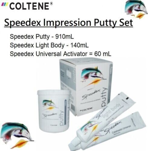 SPEEDEX C Silicone Rubber Base Dental Impression Putty Materials - VARIATIONS