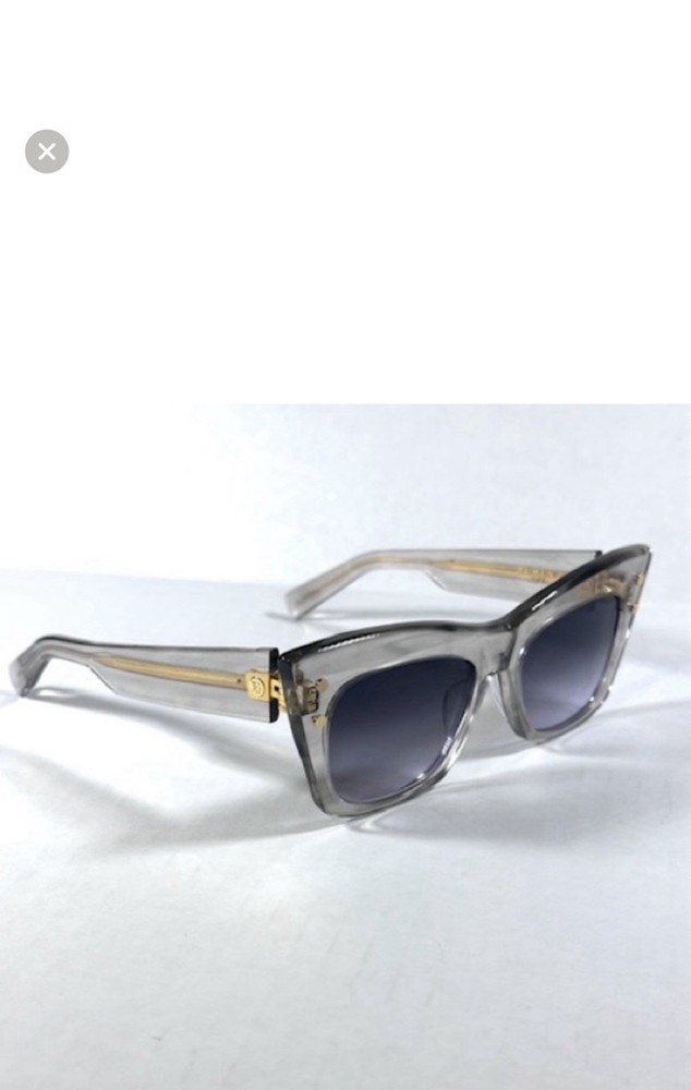 Balmain B-II BPS 03 GRY GLD Sunglasses. New. Authentic