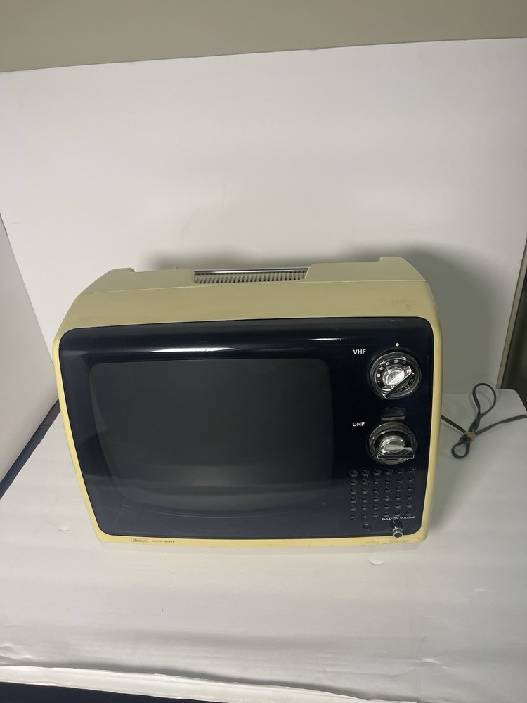 Vintage 1976 Sears 562-50260500 Solid State VHF UHF Television Working