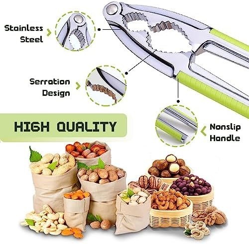 Nut Cracker, Nutcracker, Seafood Tools, Walnut Cracker for All Nuts, Heavy Du...