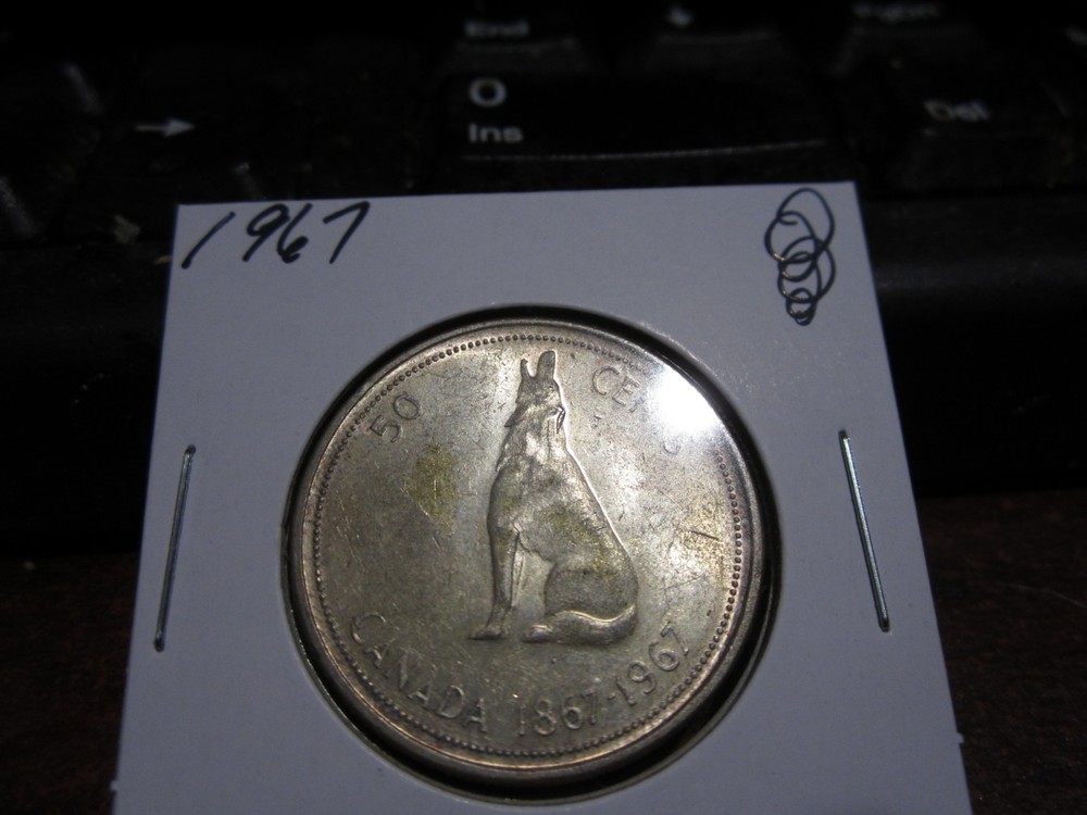 1967 - Canada Silver 50 cent - Canadian half dollar