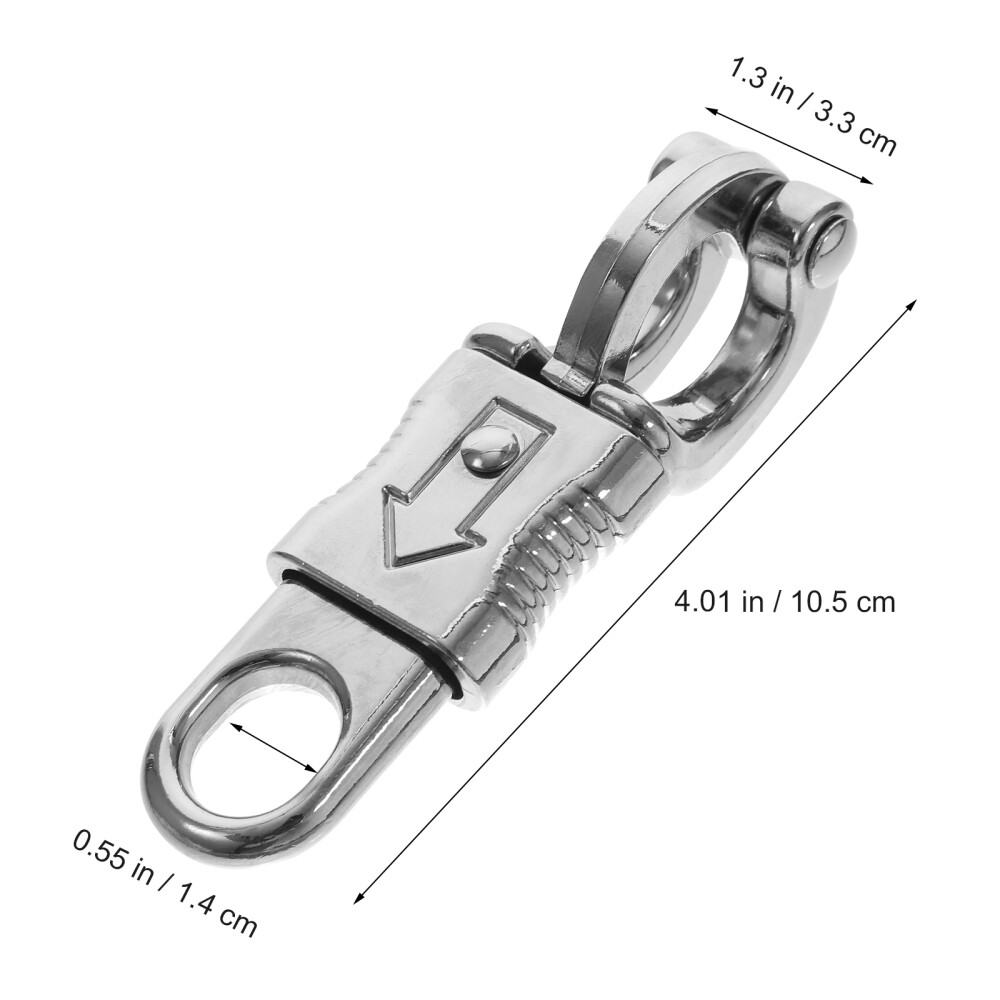 1PC Panic Hook 102MM Panic Snap With Fixed-eye Quick Release Riding Snap