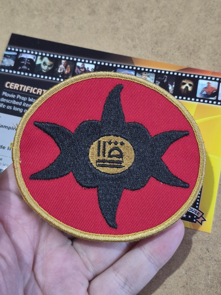 BLADE 2 PROP - VAMPIRE GLYPH SECURITY GUARD PATCH - MARVEL. WITH COA.