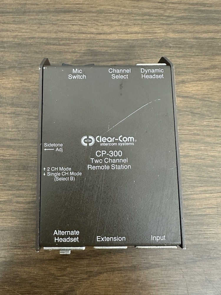 Clear-Com CP-300 Two Channel Intercom Beltpack