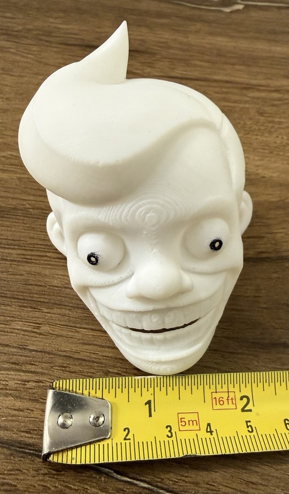 X Files - Mr Chuckle Teeth - 3d Printed Head - PLA