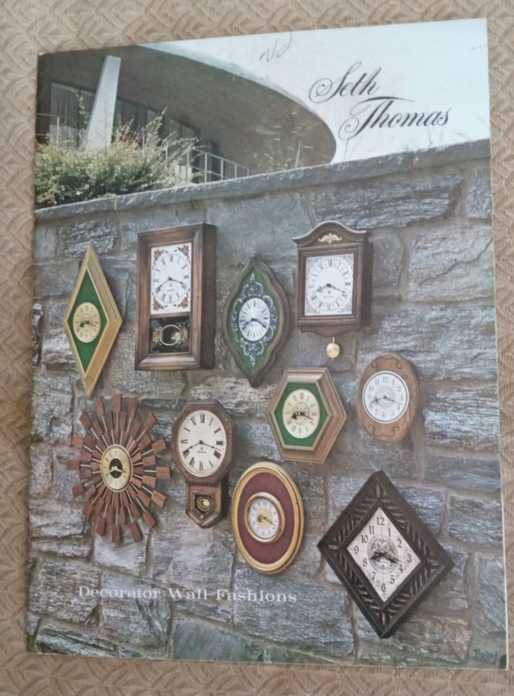 Original Seth Thomas Clock Catalog 505 6-68  24 pages