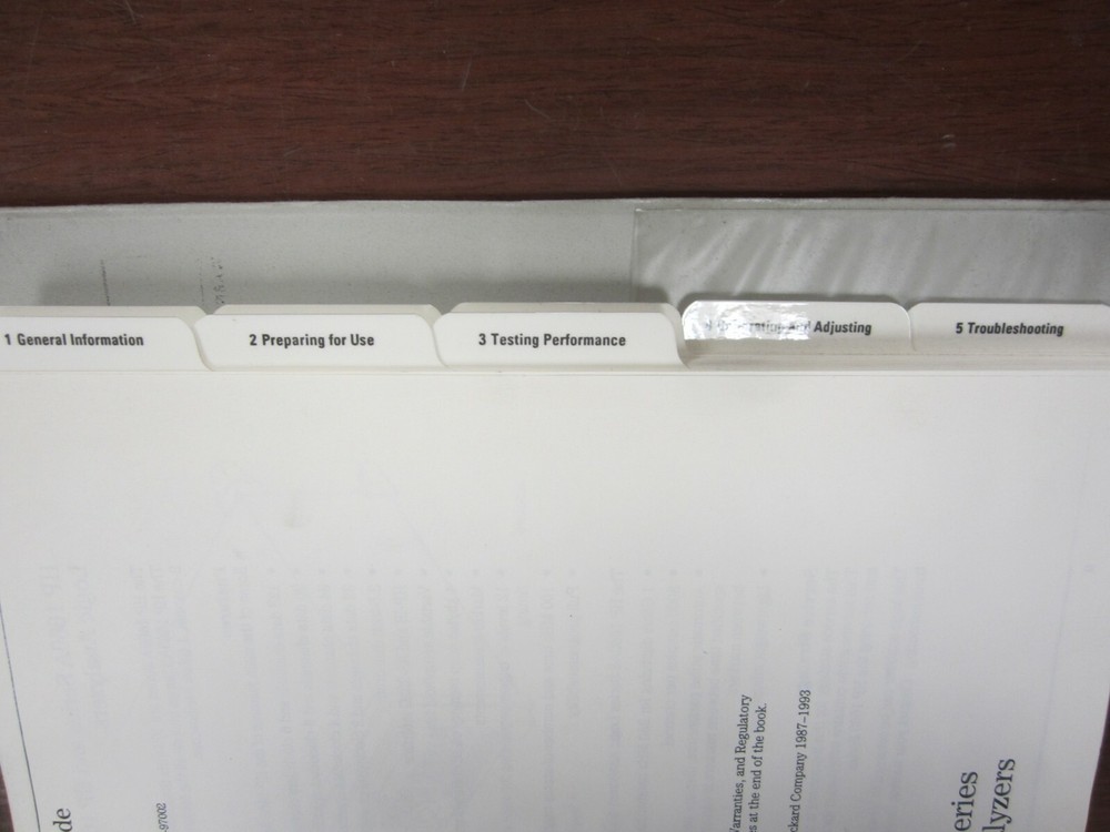 HP 1660 Series Logic Analyzers Service Guide 01660-97002