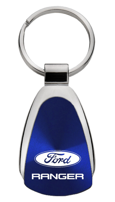 Ford Ranger Tear Drop Key Ring (Blue)