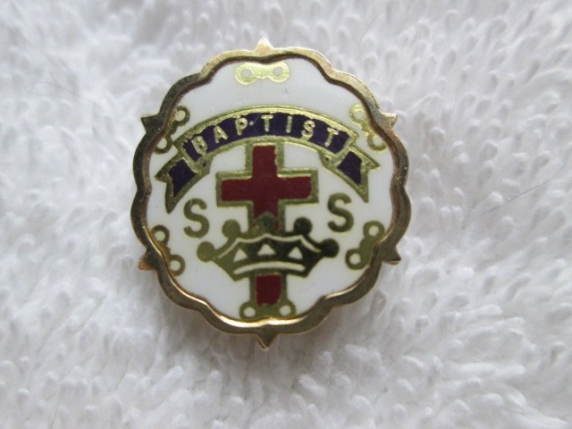 Baptist Pin Back Lapel Pin