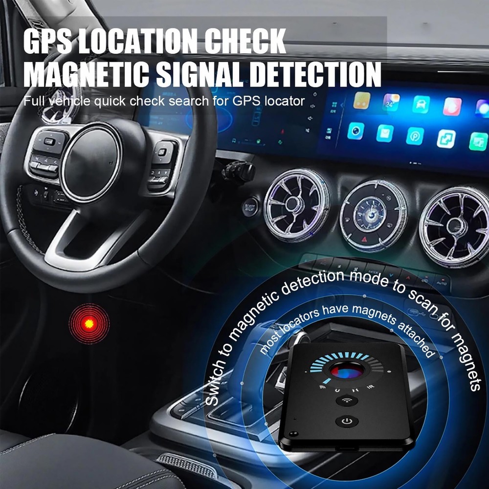 Replacement Wireless Anti-Spy Camera RF Detector Scanner for Security Check