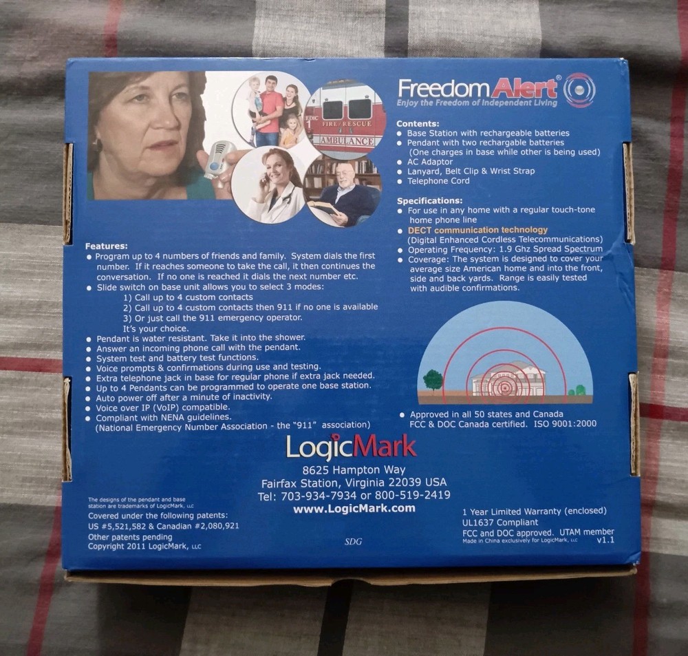 Freedom Alert Personal Emergency Response System Dialer 35911.