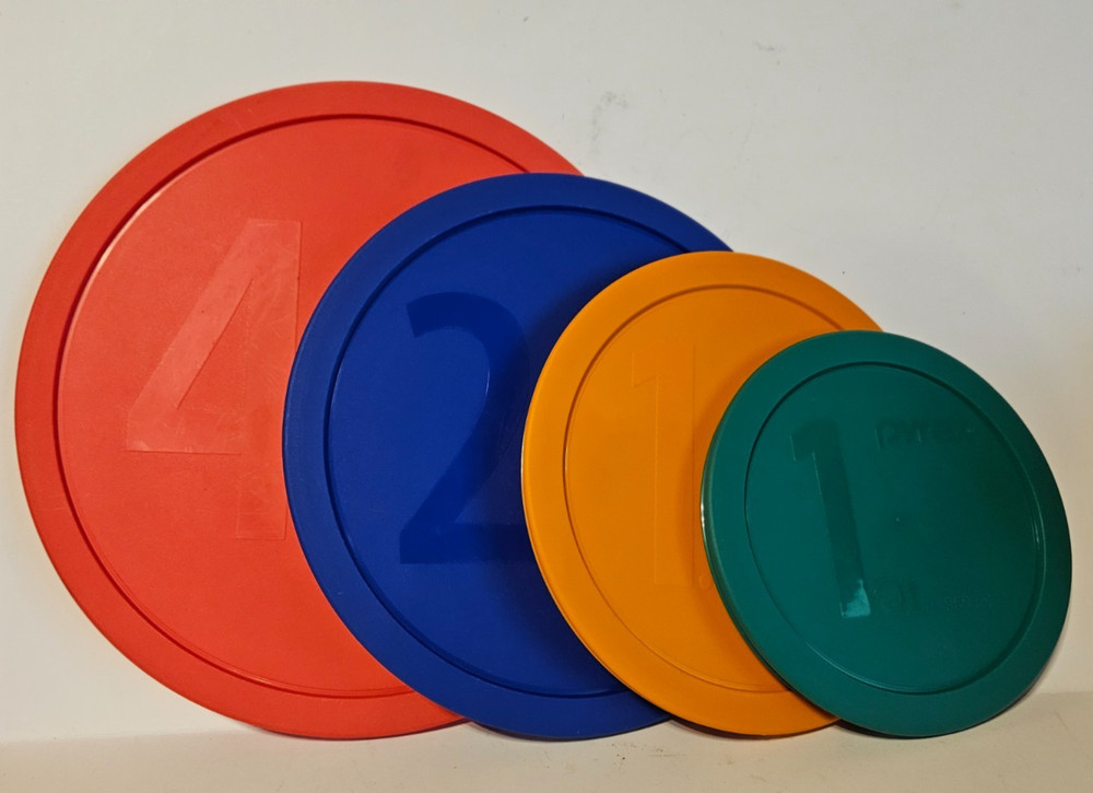 Pyrex 326-PC, 325-PC, 323-PC, 322-PC Plastic Replacement Mixing Bowl Lids