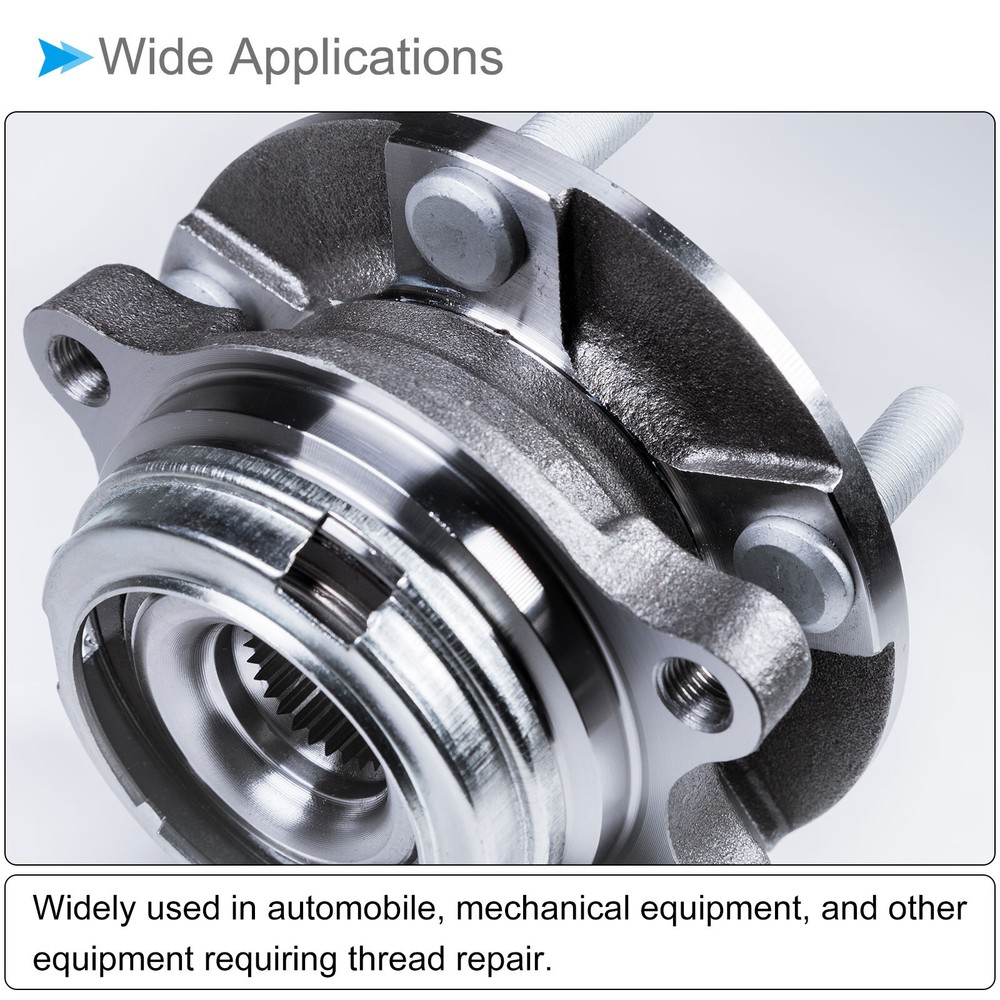 10pcs 1/2-13 UNC 3.0D Wire Thread Repair Insert Helical Type Coiled