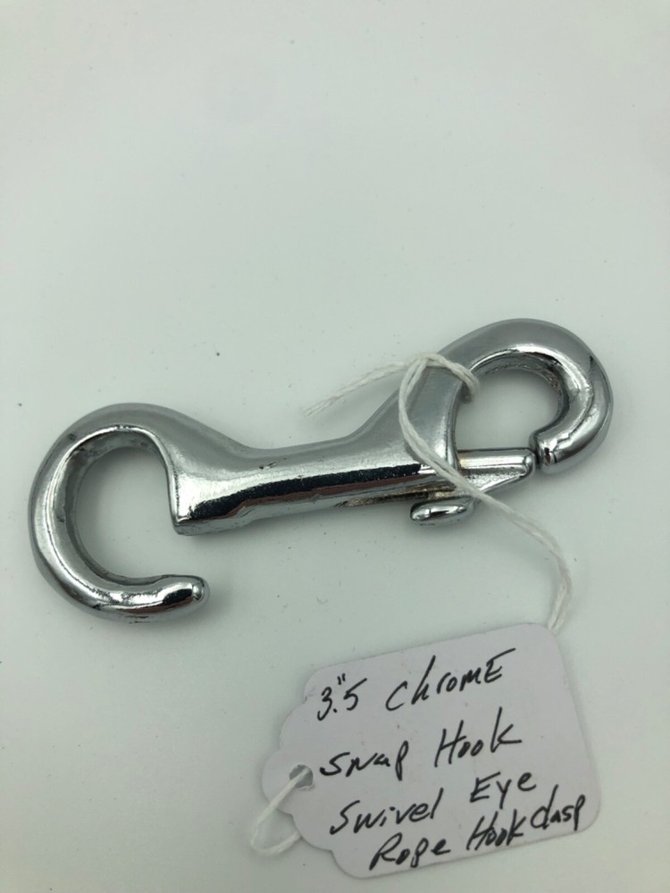 Vintage!   3".5 Chrome Snap Hook Clasp