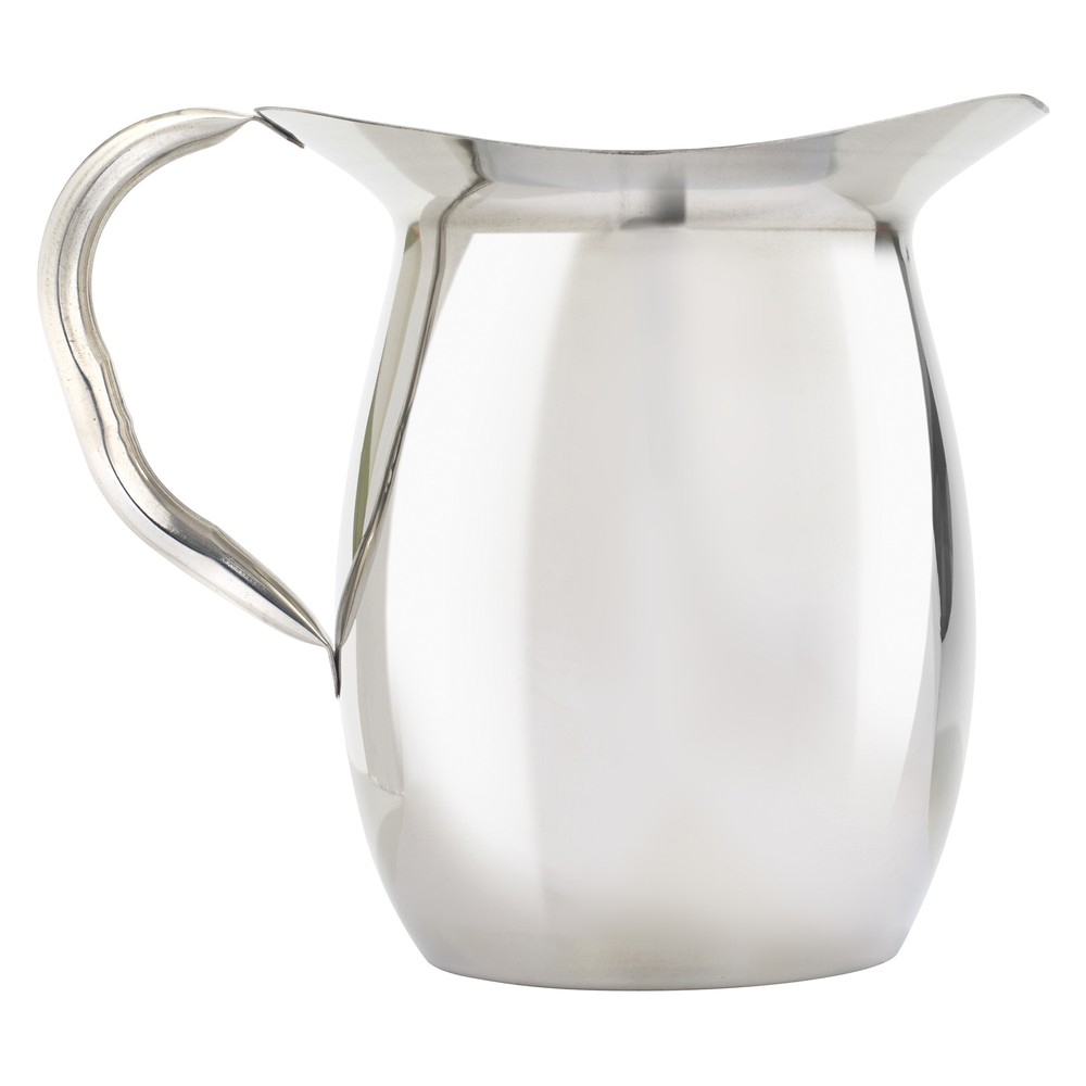 3qt Bell Pitcher w/Ice Catcher, S/S (12 Each)