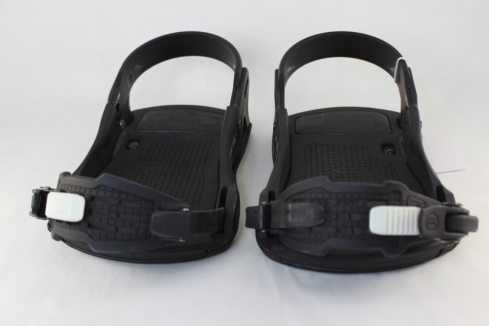 Ride C-8 Snowboard Binding Baseplate Set Size Medium Black with Toe Straps