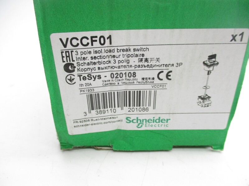 SCHNEIDER ELECTRIC VCCF01 20A NSMP