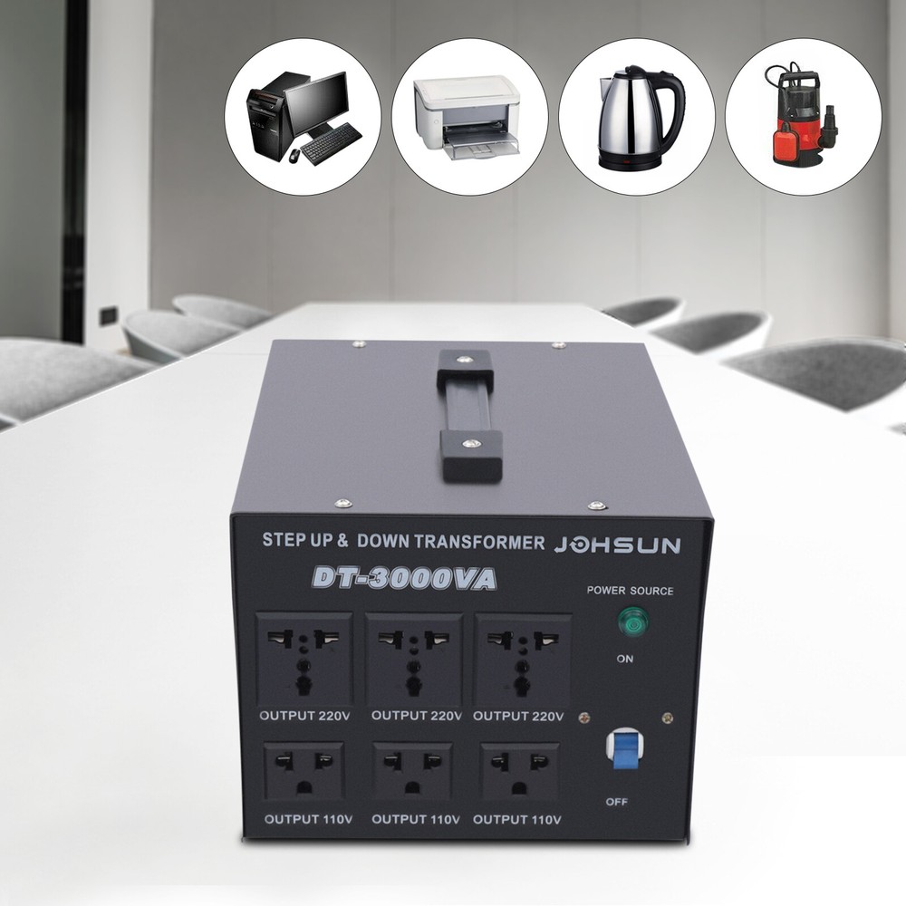 3000W Step Up/Down Transformer Regulator/Stabilizer 110V-220V 220V-110V Voltage