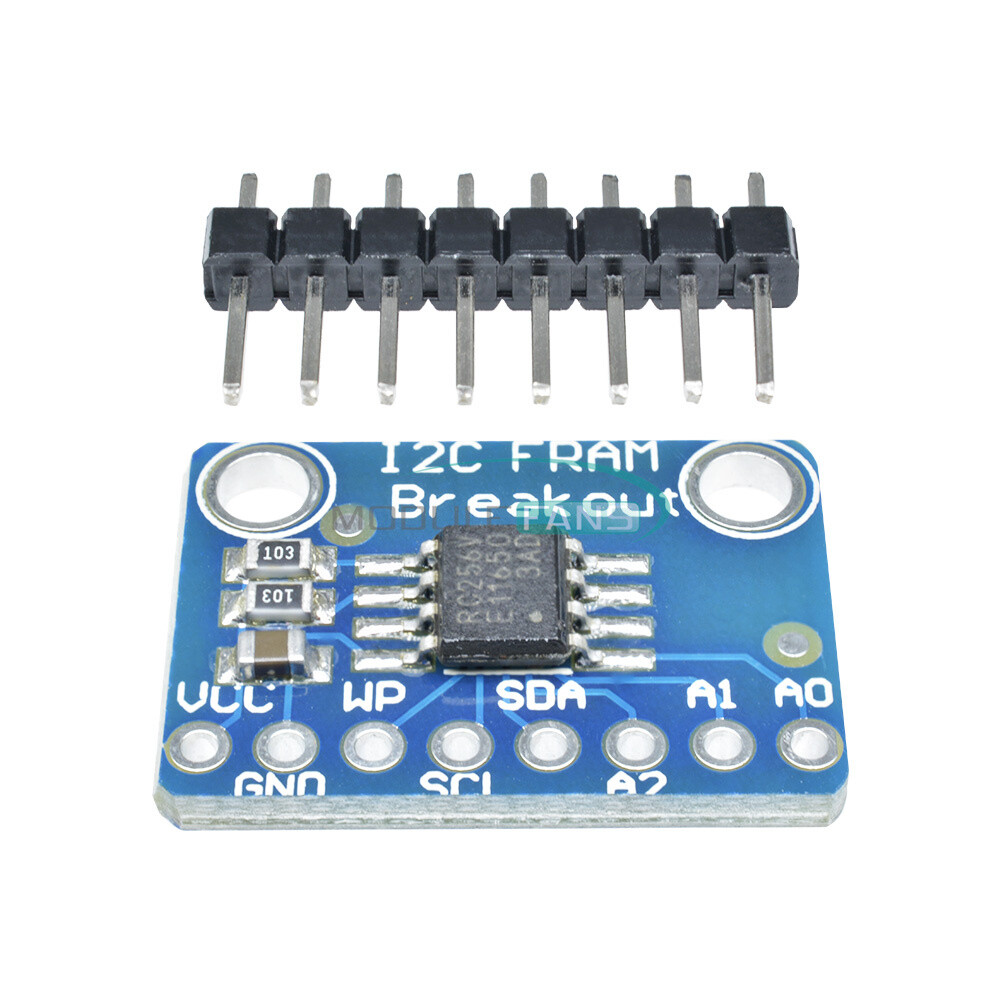 I2C IIC Non-Volatile FRAM MB85RC256V Breakout 256Kbit/32KByte Memory IC Tools