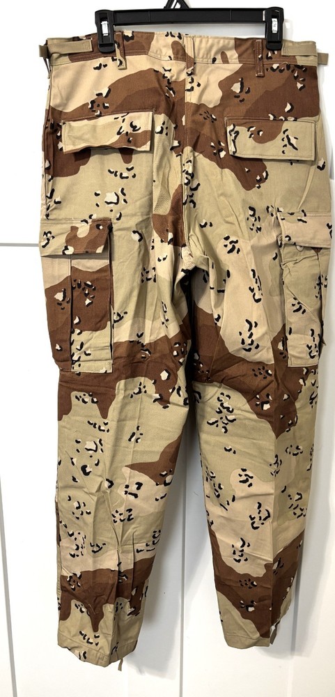 ORIGINAL DESERT STORM US CHOCOLATE CHIP CAMO TROUSERS PANTS - MEDIUM - MINT!