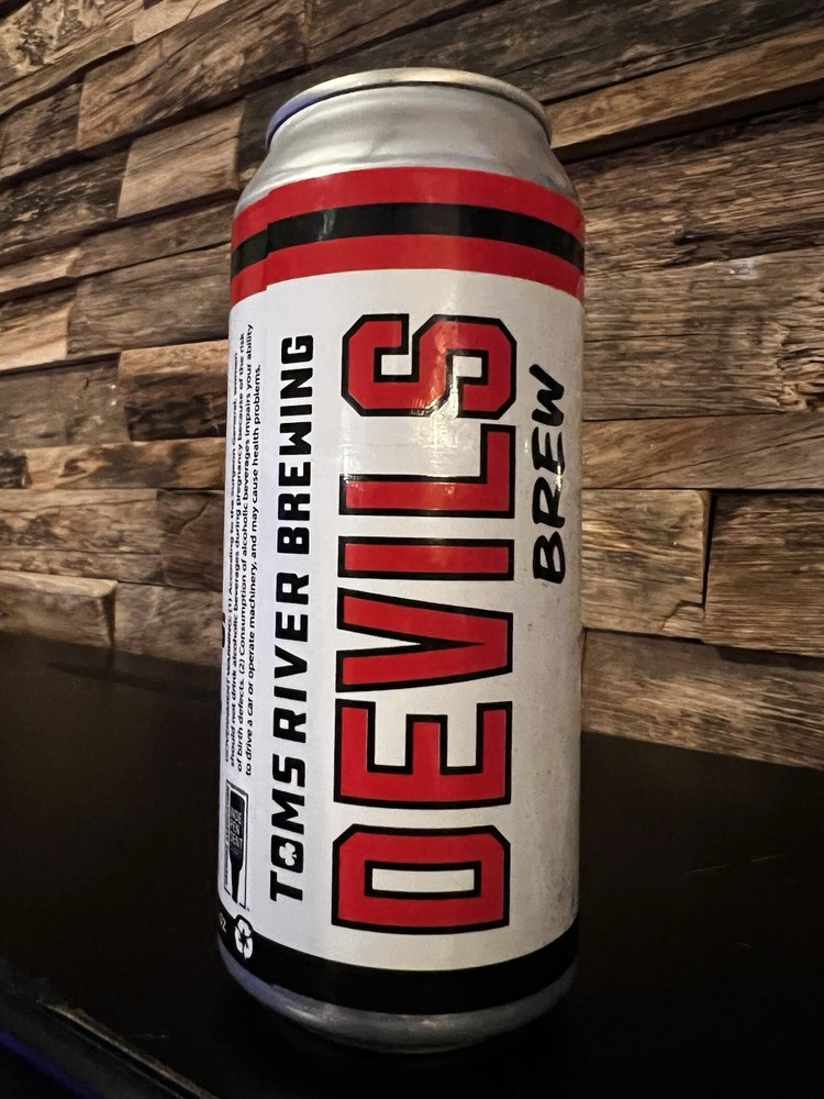 New Jersey Devils “ Raise Hell” Beer Can By Toms River Brewery ( Empty )