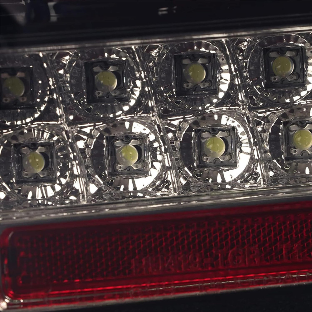Tail Light Compatible with 1999-2004 Ford Mustang, Smoke Black Sequential LED Ba