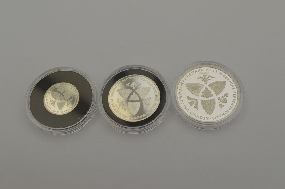 HRH Prince Philip Solid Silver Proof Commemorative Collection £5 + £2 + £1 Coins