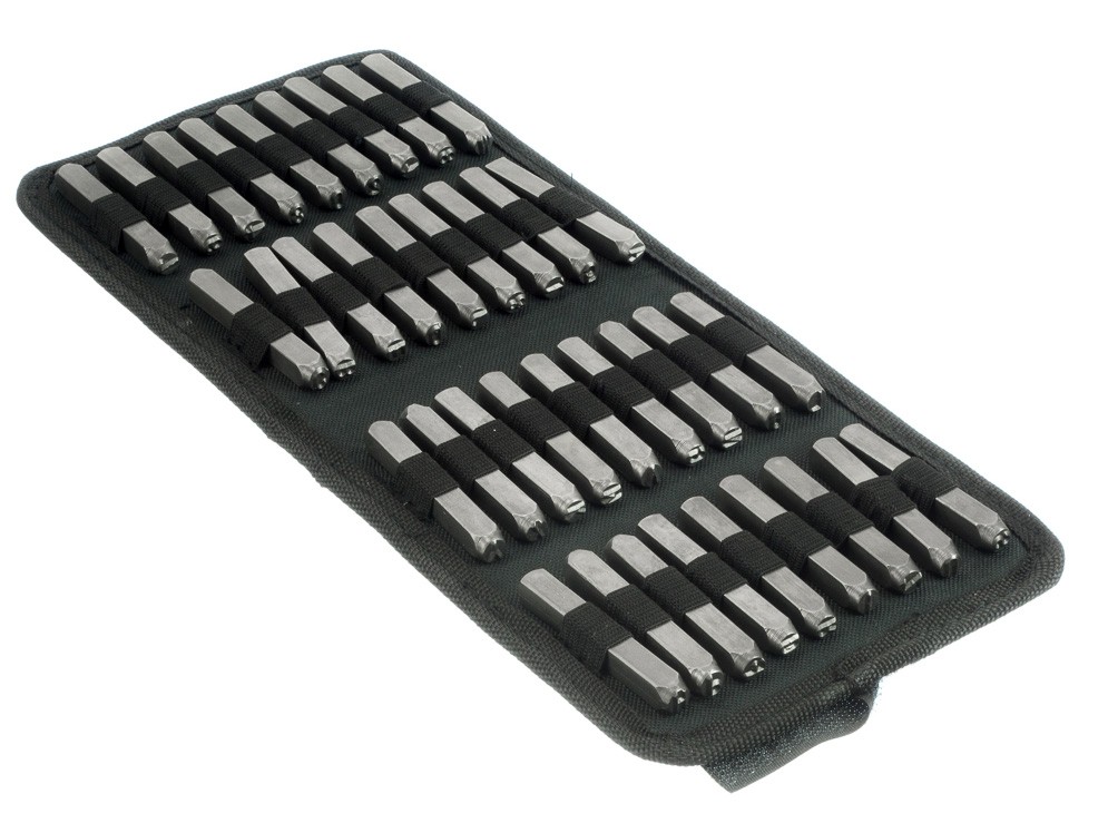 1/8 Metal Alphabet & Number Punch Set