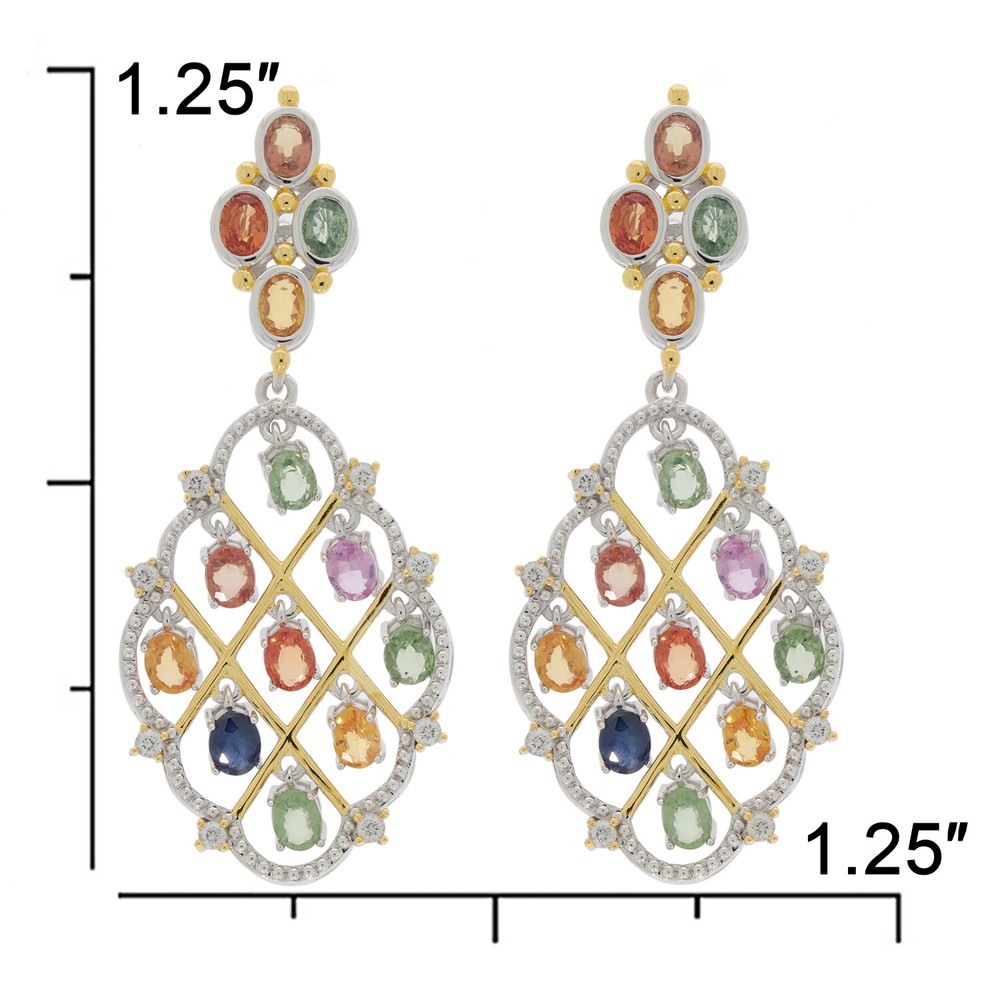 Sterling Silver Semi Mount Earrings Setting Oval OV 4.3mm