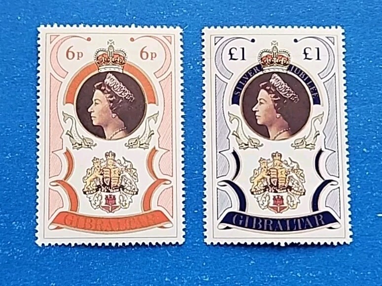Gibraltar Stamps, Scott 338-339 MNH