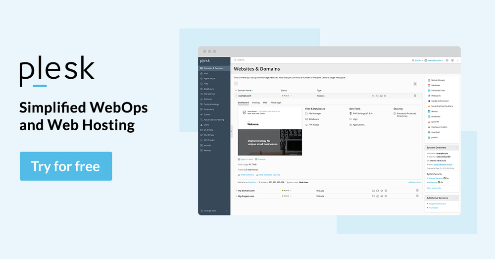 Plesk Web Host Edition for VPS