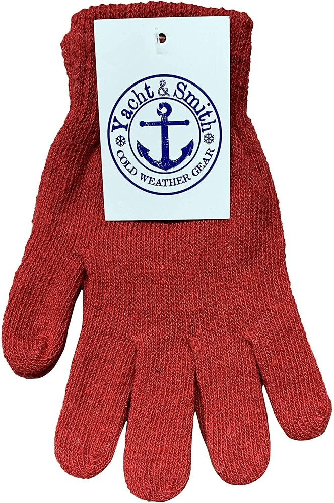 Yacht & Smith 12 Pairs Women's Winter Gloves, Magic Stretch (Solid Assorted - G)