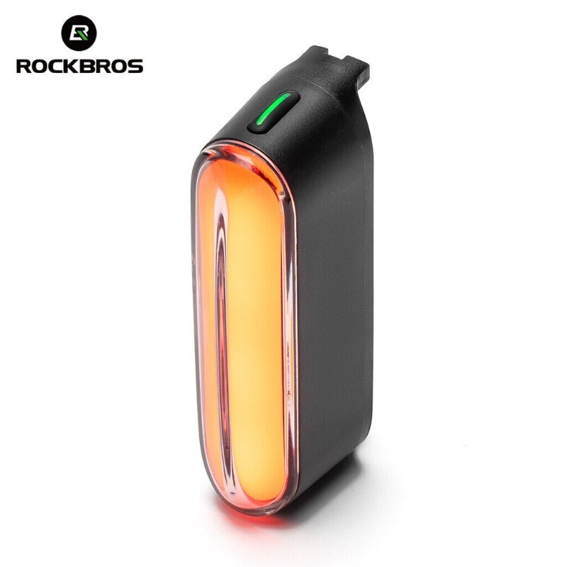 ROCKBROS Bicycle Waterproof Tail Light Strong Magnetic Smart Brake Sensor