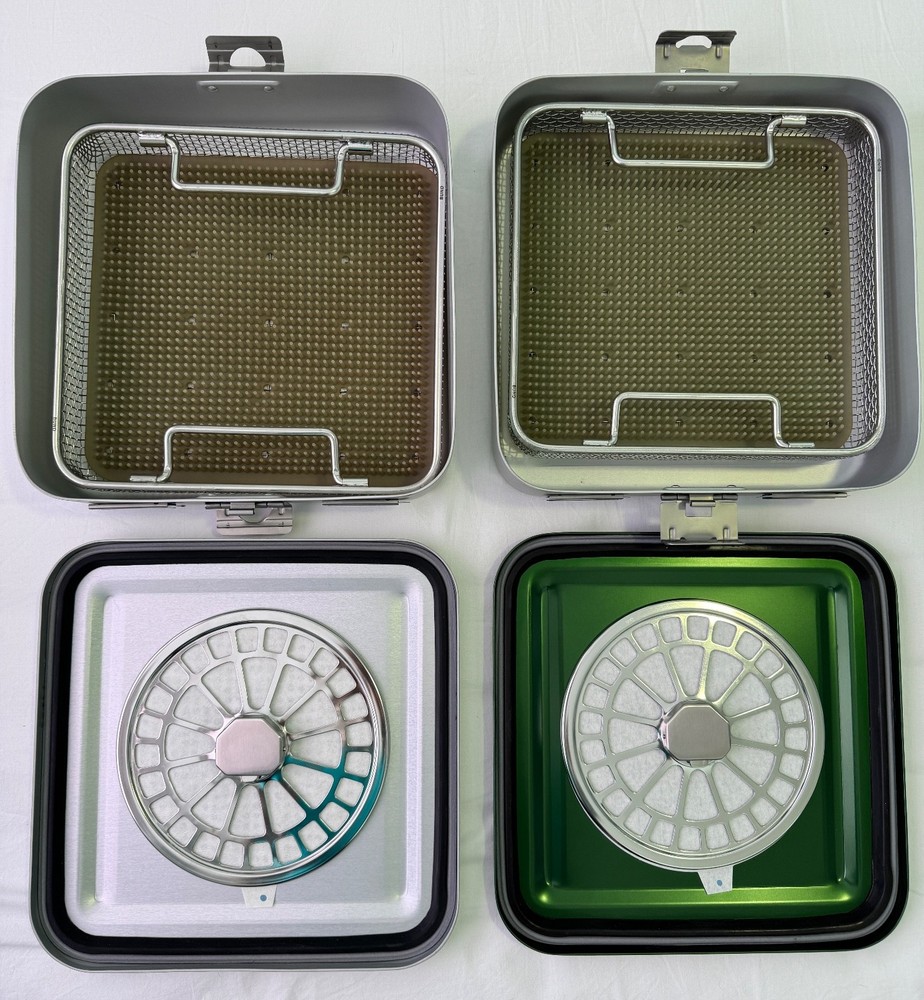 Aesculap Style NEW Sterilization Container - With Silicone Insert and Basket