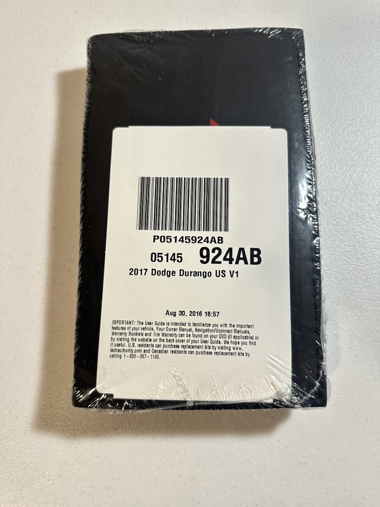 2017 Dodge Durango Owners Manual Set