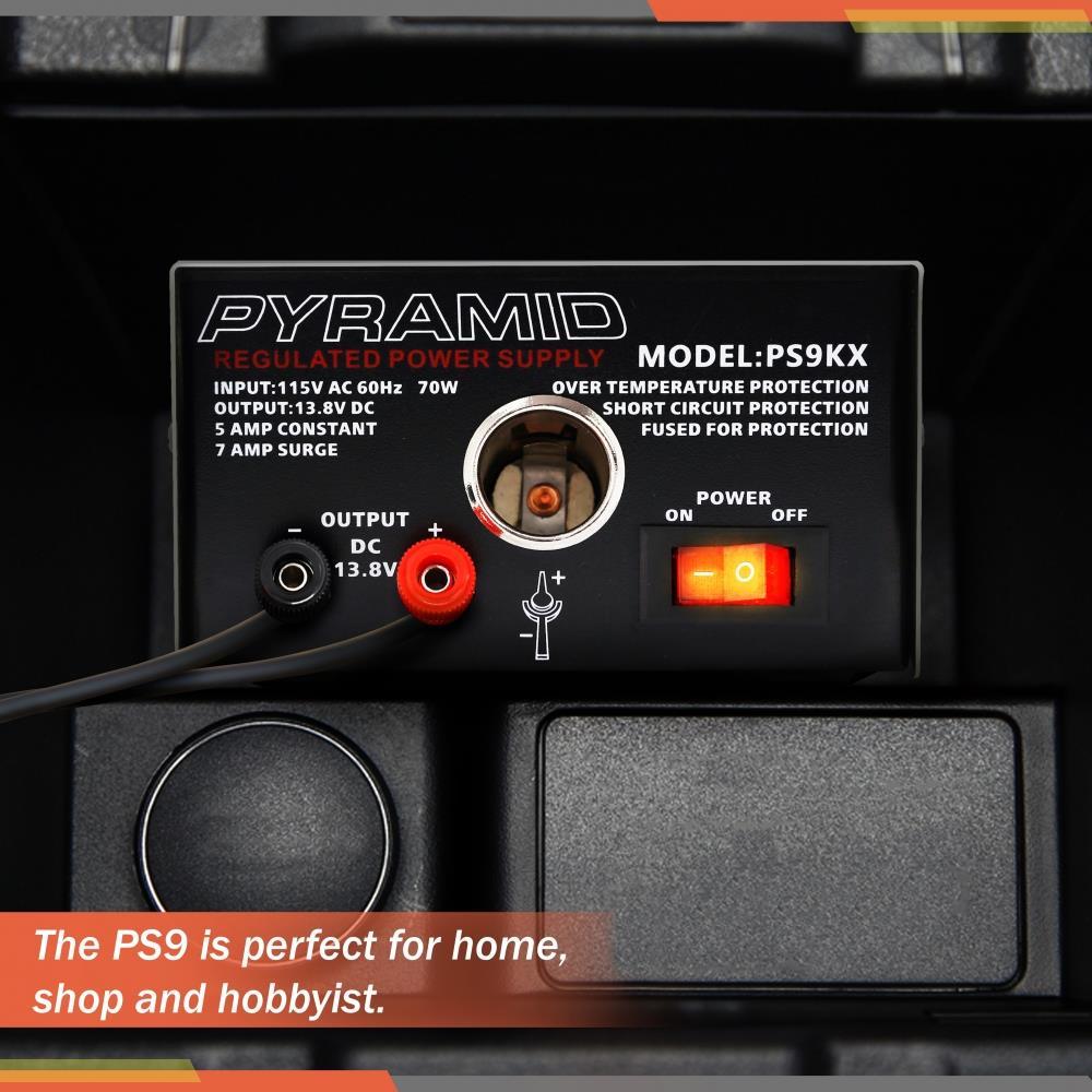 Pyramid 5 Amp Power Supply W/ Cigarette Lighter Plug