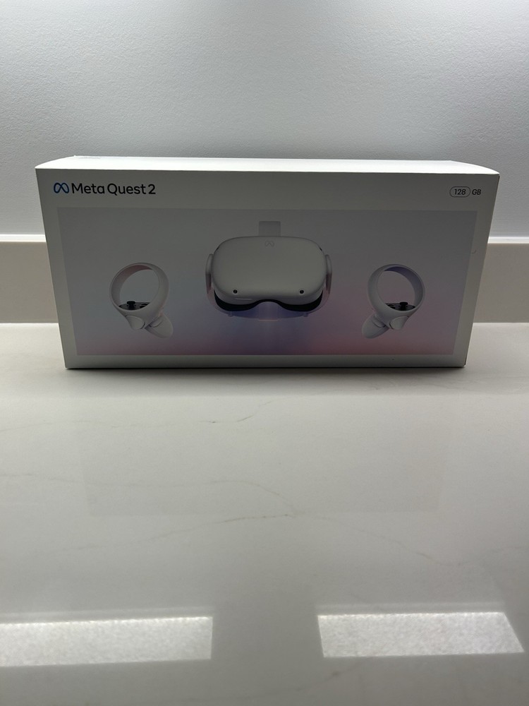 Meta Quest 2 Virtual Reality Headset and Controllers Fully Functional