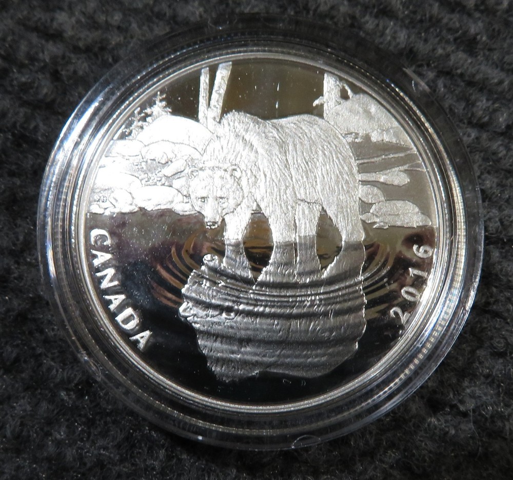 2016 Canada $10 Silver Proof Coin - Bear
